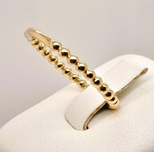 9 carat on sale gold stacking rings