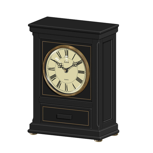 Adina Wooden Mantle Clock with Roman Numerals CL12-J2667A
