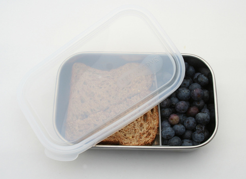 U Konserve Stainless Steel Rectangular container with Dividers Clear