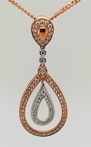 Diamond set clearance in gold