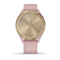 vívomove® 3S - Light Gold Stainless Steel Bezel with Dust Rose Case and Silicone Band
