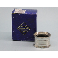 Pewter Fluted Drip Ring