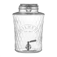 Kilner® 5 Litre Clip Top Diamond Beverage Dispenser
