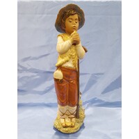 Nao Porcelain Figurine Shepard with Sparrow 02010209
