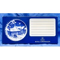 Royal Copenhagen 1990 Christmas Plaquette Hans Christian Anderson's House 1090702