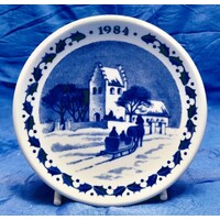Royal Copenhagen 1984 Christmas Plaquette Danish Church