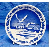 Royal Copenhagen 1988 Christmas Plaquette Hamlet's Castle