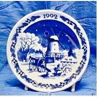 Royal Copenhagen 1992 Christmas Plaquette The Mill at Dybbøl 1092702 - CLEARANCE