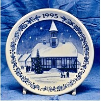 Royal Copenhagen 1995 Christmas Plaquette Town Hall at Ebeltoft 1095702