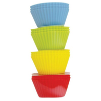 Pack of 12 Silicone 9cm Muffin Cups