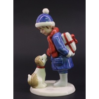Royal Copenhagen Annual Figurine 2003 Thomas (Boy with Dog Figurine)