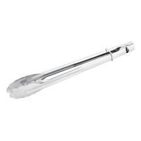 Professional 24cm Stainless Steel Tongs with Lock