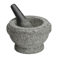 Solid Granite Mortar and Pestle