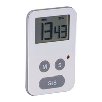 White Slim Digital Timer