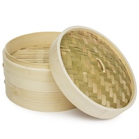 Authentic Bamboo 3-Piece 20cm Steamer Set