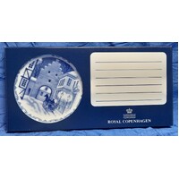 Royal Copenhagen 2002 Christmas Plaquette Gate to Faaborg Town 1402702