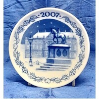 Royal Copenhagen 2007 Christmas Plaquette The Equestrian Statue 1407702 - CLEARANCE