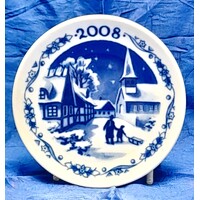 Royal Copenhagen 2008 Christmas Plaquette Reersøe Village 1408702 - CLEARANCE