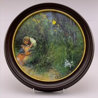 Royal Copenhagen Carl Larsson Brita in the Flowerbed Plate 1411824