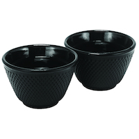 Cast Iron Hobnail Set of 2 Tea Cups
