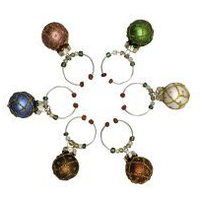Avanti® Set of 6 Baubles Wine Charms