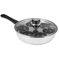 24cm Egg Poaching Pan with Non Stick Cups