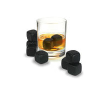Set of 9 Black Granite Whiskey Rocks - Clearance
