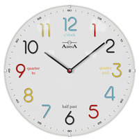31cm Multi Coloured Time Teacher Wall Clock - CL17-A6897