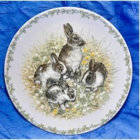 Royal Copenhagen Nature's Children 'The Rabbits' Plate
