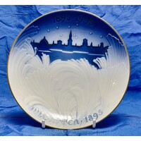 Bing & Grondahl 1995 Behind the Frozen Pane Centennial Plate No.5701