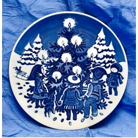 1998 Children's Christmas Plate - Dancing Around the Christmas Tree