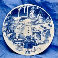 1999 Children's Christmas Plate - The Snowman