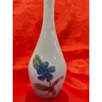 Bing & Grondahl Blue Flower Motif Vase