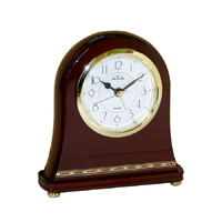 Small Piano Finish Mahogany Alarm Clock CL2037M