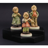 M.I. Hummel Collector's Club Figurine Set Keeping Time, Steadfast Soprano and First Violin - CLEARANCE