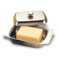 Stainless Steel Butter Dish with Cover