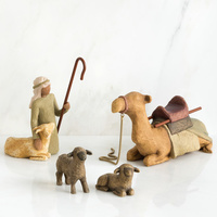 Willow Tree Nativity Collection Shepherd and Stable Animals Figurines