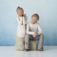 Willow Tree 'Brother and Sister' Figurine (Darker skin tone and hair colour)