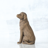 Willow Tree 'Love my Dog' (dark) Figurine