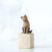 Willow Tree 'Love My Cat' (dark) Figurine
