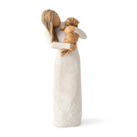 Willow Tree 'Adorable You' Figurine (Golden Dog)