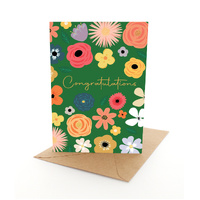 Floral Congratulations Card