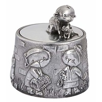 Home Safe Pewter Trinket Box