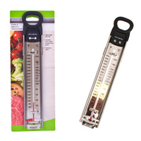 Stainless Steel Deep-Fry/Confection Thermometer - Celcius & Fahrenheit Scale