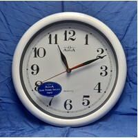 30cm Round Wall Clock White Case - CL3030
