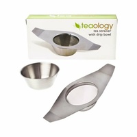 Tea Strainer With Drip Bowl