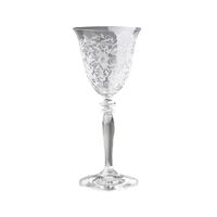 Harmony Set of 6 White Leaf 190ml White Wine Glasses
