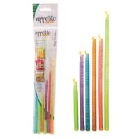Set of 6 Slide & Store Bag Sealers (Assorted Colours & Sizes)
