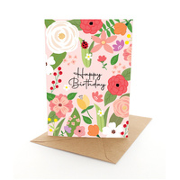 Mayflower Happy Birthday Card