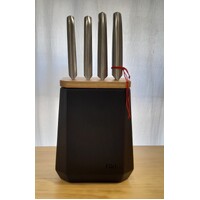 Furi Pro 5 Piece Midnight Stone Knife Block
